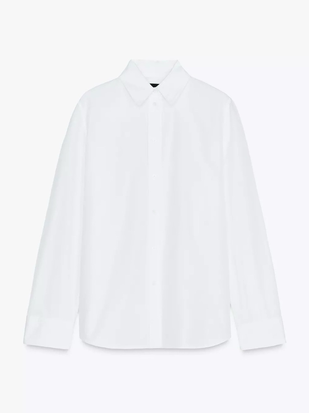 ZARA White Button-Up Blouse